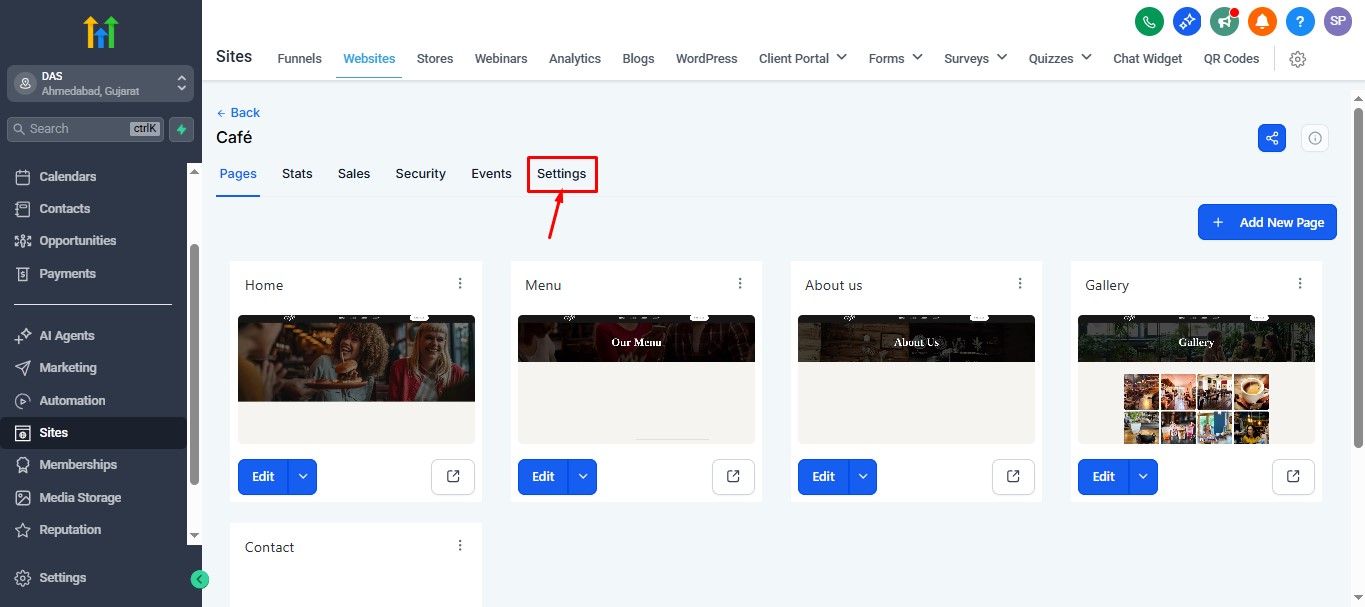 Go High Level Body Tracking Code Location