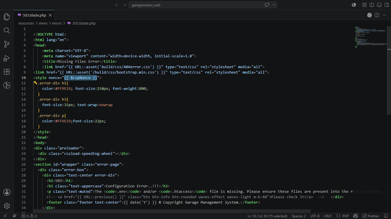 503.blade.php Screenshot