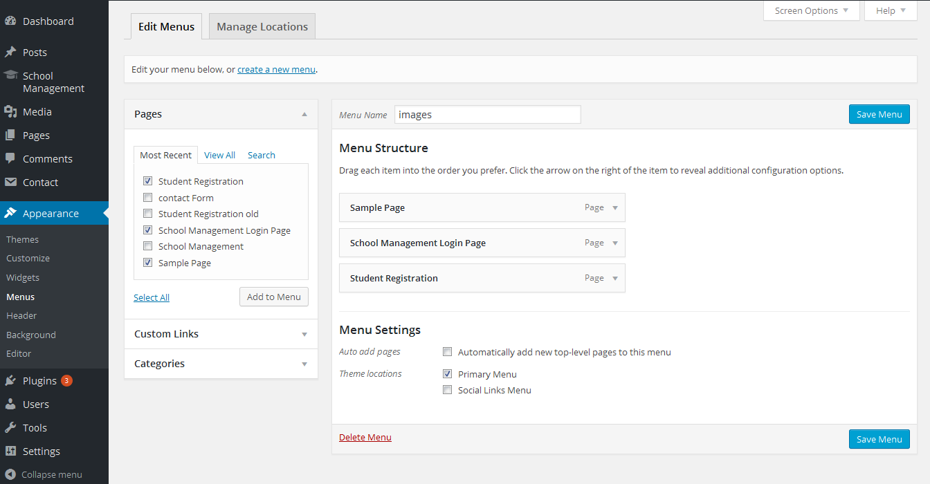 Create Registration Page